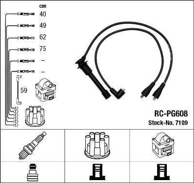 NGK 7109 Ignition Cable Kit