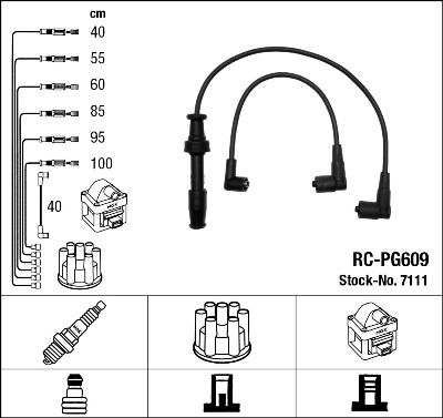 Ignition Cable Kit NGK 7111