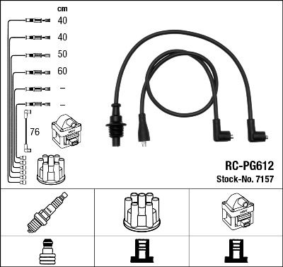 Ignition Cable Kit NGK 7157