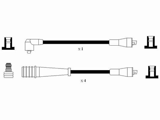 NGK 7166 Ignition Cable Kit