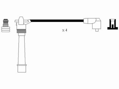 Ignition Cable Kit NGK 7211
