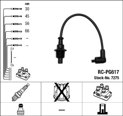 Ignition Cable Kit NGK 7275