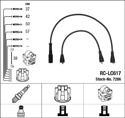 NGK 7286 Ignition Cable Kit
