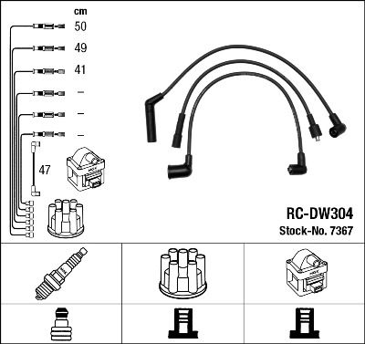 Ignition Cable Kit NGK 7367