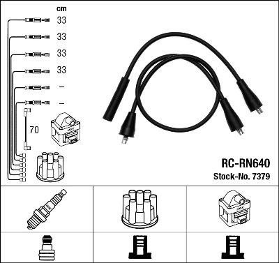 NGK 7379 Ignition Cable Kit