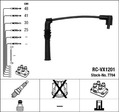 NGK 7704 Ignition Cable Kit