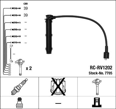 NGK 7705 Ignition Cable Kit