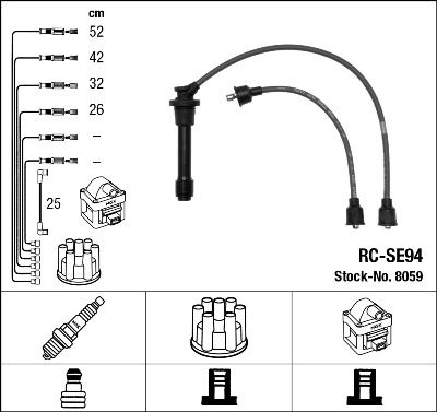 Ignition Cable Kit NGK 8059