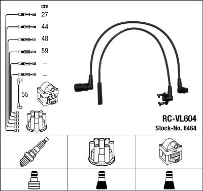 NGK 8464 Ignition Cable Kit
