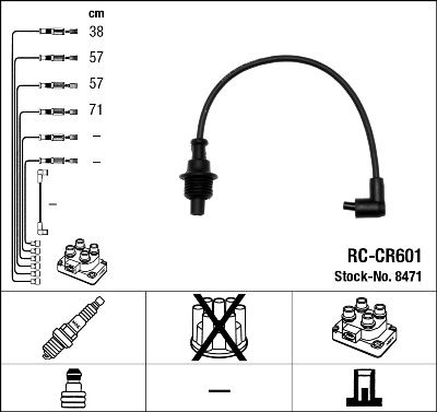 NGK 8471 Ignition Cable Kit