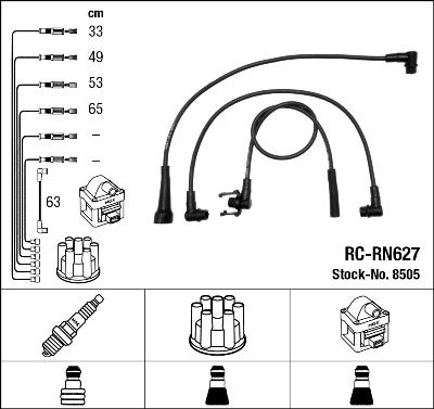 Ignition Cable Kit NGK 8505