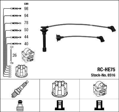 NGK 8516 Ignition Cable Kit
