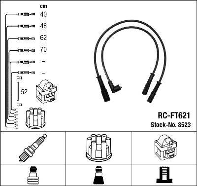 NGK 8523 Ignition Cable Kit