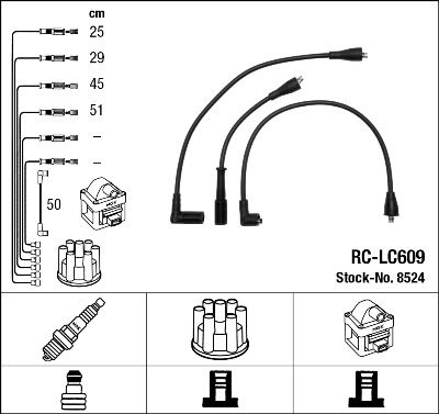NGK 8524 Ignition Cable Kit
