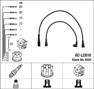 NGK 8528 Ignition Cable Kit