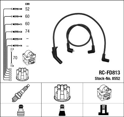 Ignition Cable Kit NGK 8552