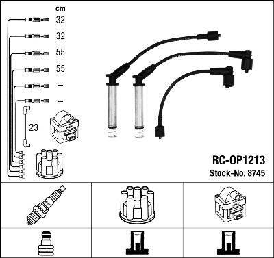 NGK 8745 Ignition Cable Kit
