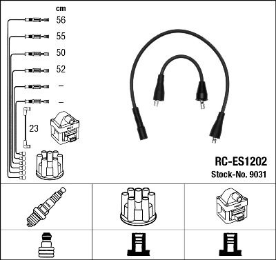 Ignition Cable Kit NGK 9031