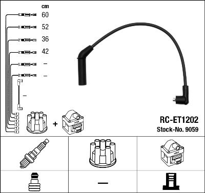 Ignition Cable Kit NGK 9059