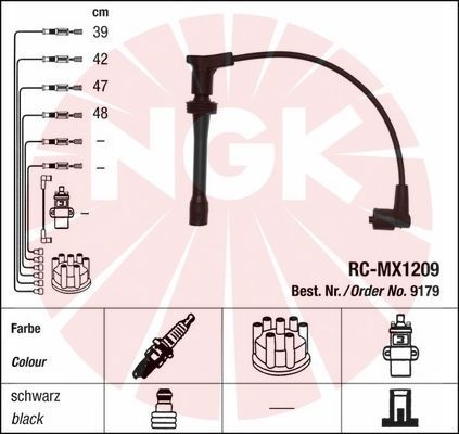 NGK 9179 Ignition Cable Kit