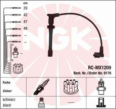 Ignition Cable Kit NGK 9179