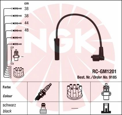 NGK 9185 Ignition Cable Kit