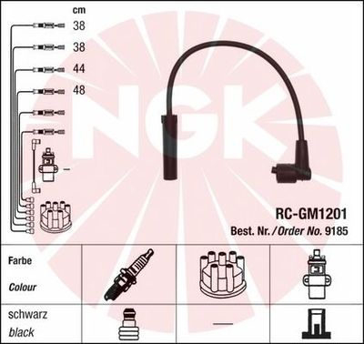 Ignition Cable Kit NGK 9185