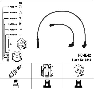 NGK 9248 Ignition Cable Kit