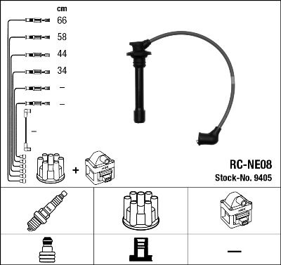 Ignition Cable Kit NGK 9405