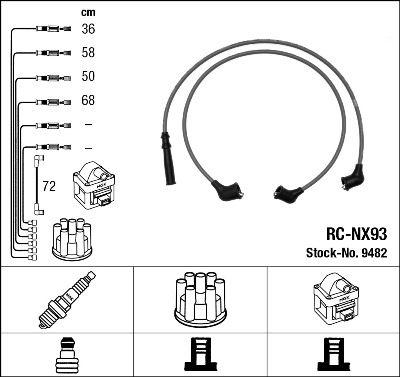 NGK 9482 Ignition Cable Kit