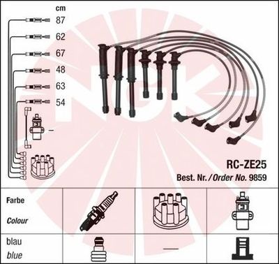 Ignition Cable Kit NGK 9859