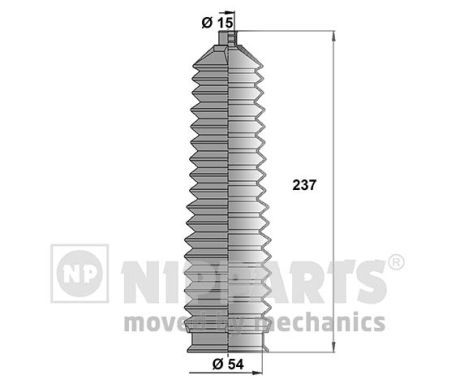 NIPPARTS J2840304 Bellow Kit, steering