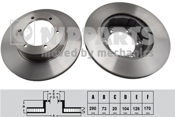 NIPPARTS J3305041 Brake Disc