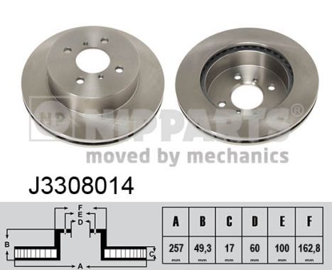 NIPPARTS J3308014 Brake Disc