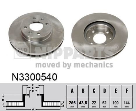 NIPPARTS N3300540 Brake Disc