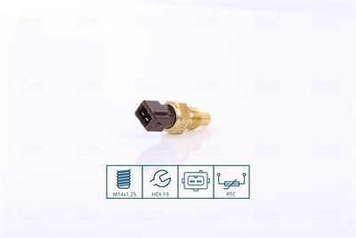 Sensor, coolant temperature NISSENS 207014
