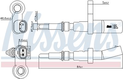 Sensor, coolant temperature NISSENS 207017
