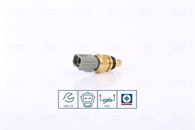 Sensor, coolant temperature NISSENS 207048