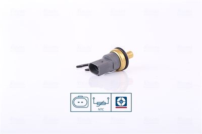 Sensor, coolant temperature NISSENS 207082