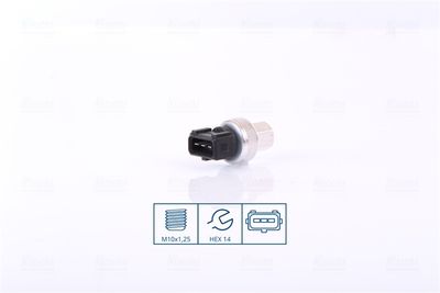 Pressure Switch, air conditioning NISSENS 301068
