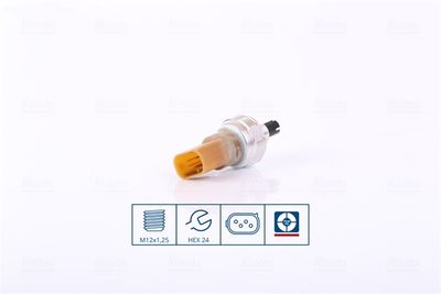 Pressure Switch, air conditioning NISSENS 301140