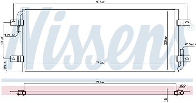 Oil Cooler, automatic transmission NISSENS 606912