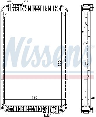 NISSENS 62571A Radiator, engine cooling