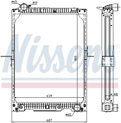 NISSENS 62646A Radiator, engine cooling