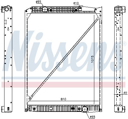 NISSENS 62791A Radiator, engine cooling