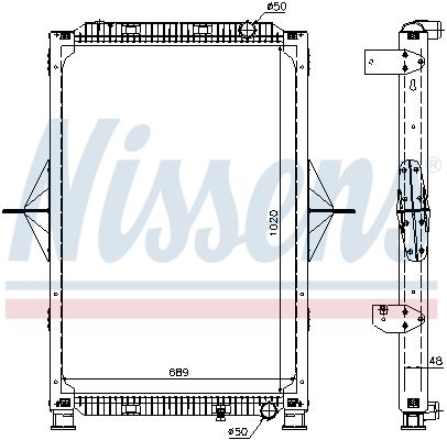 NISSENS 63778A Radiator, engine cooling