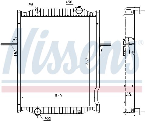 NISSENS 63781A Radiator, engine cooling
