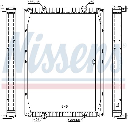 NISSENS 63845A Radiator, engine cooling