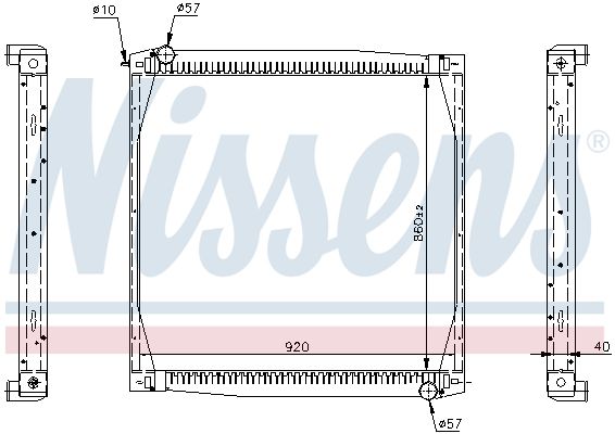 NISSENS 64069A Radiator, engine cooling