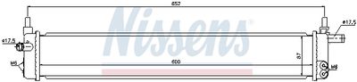 Radiator, engine cooling NISSENS 646837